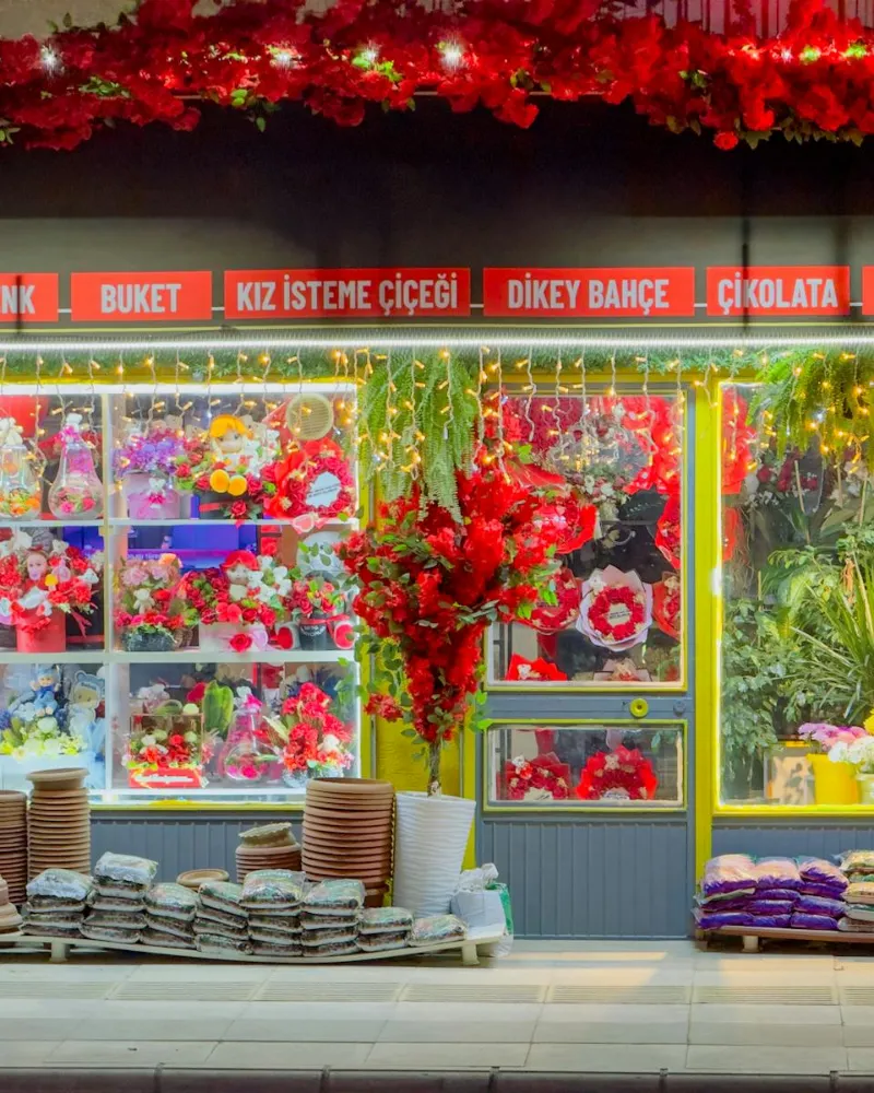 The shop counter on a Tuesday morning